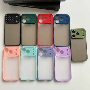 Funda para <span class=keywords><strong>iPhone</strong></span> 17 Pro Max, Colorida, Antihuellas, Mate, Esmerilada, TPU+PC, Antigolpes, para <span class=keywords><strong>iPhone</strong></span> 16 17 Pro Max - Product Image 1