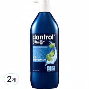 Shampoo Rinfrescante al Mentolo e Menta Piperita Dantrol in Offerta, 820ml, Confezione da 2, Prodotto Liquido per la Cura dei Capelli - Product Image 1