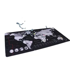 Mapa del mundo de ratón almohadilla 90X40cm de goma de la naturaleza alfombrilla de ratón gaming anti-deslizamiento gran computadora esteras juego gran escritorio Pad