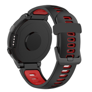 Correa de silicona deportiva para <span class=keywords><strong>Garmin</strong></span> <span class=keywords><strong>Forerunner</strong></span>, banda amigable con la piel de doble color, de alta calidad, 220, 230, 235, 620, 630, <span class=keywords><strong>735XT</strong></span> - Product Image 4