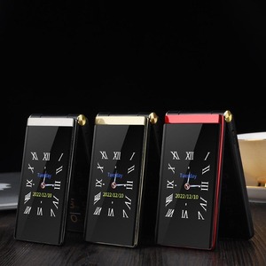 Telefono <span class=keywords><strong>Cellulare</strong></span> Flip Yeemi M1 2G GSM con Display da 3.0 Pollici, Doppia SIM, Doppio Schermo, Ricarica USB e Funzione Torcia - Product Image 1
