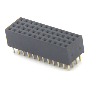 2.0mm Pitch tin PCB bảng điều khiển 2x10 pin nữ tiêu đề ổ cắm dải Dupont đôi hàng bên dán kết nối phụ kiện - Product Image 6