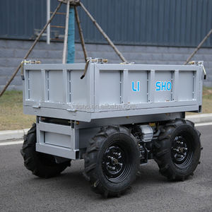 Carrinho de Transporte Elétrico Off-road 4WD com Controle Remoto para Canteiro de Obras Industriais - Product Image 5
