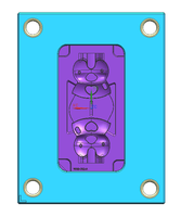 Cetakan Injeksi Baja Tahan Karat Kustom OEM, Alat Cetakan PP PC POM untuk Casing Barang Konsumen, Multi Cavity Hot Runner, Dukungan Produksi Skala Kecil ZM