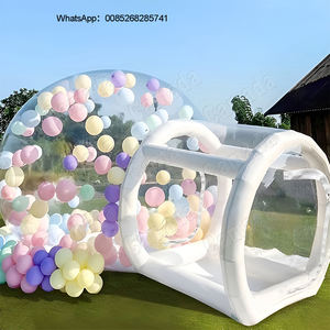 Carpa Burbuja Inflable Transparente Gigante para Exteriores, Carpa Burbuja Inflable con Globos, Casa Burbuja Inflable - Product Image 1
