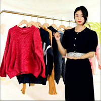 Sweater Hoodie Wanita Tebal Bekas, Pakaian Branded Berkualitas Tinggi, Pakaian Bekas Grosir untuk Wanita