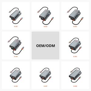 Station d'accueil 7 ports 2 USB3.0 100W PD charge HDTV lecteur de carte SD/TF Type-C3.0 <span class=keywords><strong>gros</strong></span> fichier transfert rapide 7 en 1 - Product Image 2