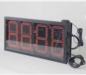 Red 88:88 <strong>Led</strong> Time <strong>Led</strong> Temp Sign <strong>GPS</strong> <strong>Led</strong> <strong>Clock</strong> Sign 8inch Single Color Digit Outdoor <strong>LED</strong> <strong>Display</strong> - Product Image 4