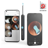 Bebird R1 Portable wifi sans fil Smart otoscope visuel Endoscope électrique décapant de cire d'oreille nettoyant avec caméra