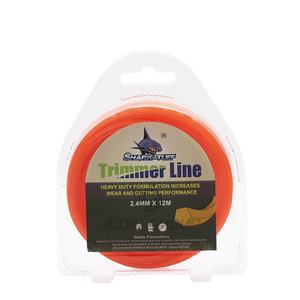 China Fabriek Hot Sell Pa6 Trimmer Lijn 2.4Mm 12M Draai Ster Vorm Rode Blister Trimmer Lijn - Product Image 1