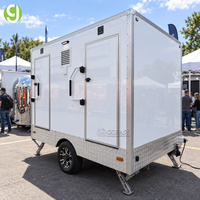 Goeasy Remorque Sanitaire Mobile Moderne et Portable avec Douche Séparée pour Camping en Plein Air et Location de Camps Miniers