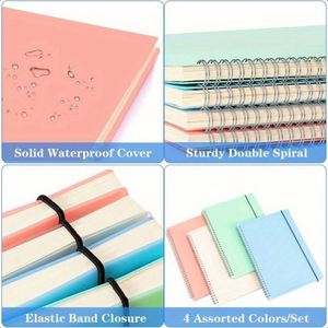 Custom Designed A5 <b>Spiral</b> <b>Bound</b> <b>Notebook</b> School Supplies Stationery with Office Style Paper Cover - Product Image 3