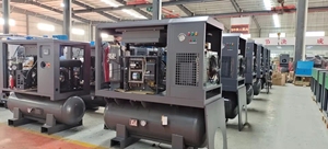 Compresseur d'air à vis 16bar intégré 11kw 15hp <span class=keywords><strong>tout</strong></span> en 1, y compris réservoir de sécheur d'air et 4 pièces de filtre de ligne pour la découpe laser - Product Image 6