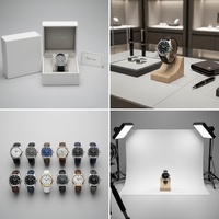 Montre automatique classique pour homme avec boîtier en acier inoxydable et verre saphir, personnalisable avec logo