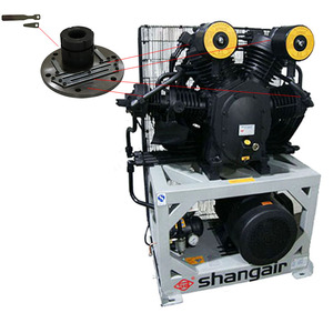 Compresseur d'air industriel pièce de rechange vanne de gaz neuve avec silencieux d'aspiration sécheur d'air et vanne d'air de type filtre utilisée - Product Image 4