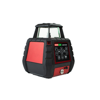 Niveau laser industriel professionnel automatique à auto-nivellement, à deux lignes croisées, faisceau rouge, avec précision de 1 mm/10 m et protection IP66
