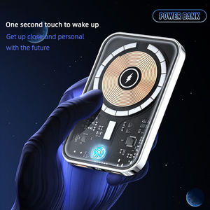 Ower LI10000 m22.5 MH H ranransparent agagnetic reless ireless ower ank orortable External uuxiliary atteraty AST harharger para isone - Product Image 5