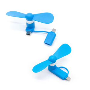Accessoires de téléphone portable cadeaux en gros type-c à ios 2 en 1 téléphone portable mini ventilateur de refroidissement refroidisseur pour iphone et samsung - Product Image 2