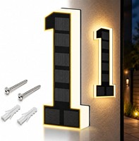 Lumière solaire LED pour numéro de maison, numéro de rue, panneau lumineux mural pour allée, entrée de garage, villa, hôtel, parc, place publique