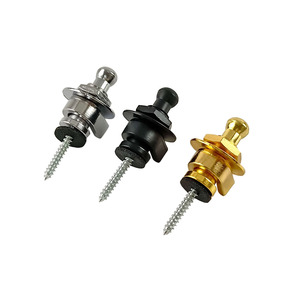 Pernos de Correa para Guitarra Eléctrica con Diseño Antideslizante de Metal OEM, Botones de Bloqueo, Clavos de Seguridad, Repuestos de Herrajes para Instrumentos - Product Image 1
