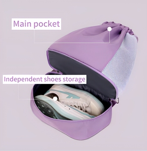 Borsa <span class=keywords><strong>da</strong></span> Palestra per <span class=keywords><strong>Donna</strong></span> DICHOS con Logo Personalizzato, <span class=keywords><strong>Zaino</strong></span> a Tracolla con Scomparto per Scarpe, per Sport e Viaggi - Product Image 2