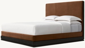 Letto matrimoniale americano in legno massello, letto Queen/King - Product Image 5