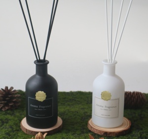 Set diffusore di Reed in vetro da 200ml diffusore di fragranze aromatiche Decorative per la casa deodorante per ambienti con bastoncini - Product Image 2