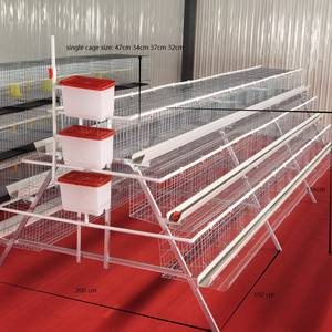 Rails anti-œufs à espacement réglable des couches adaptés aux cages familiales à plusieurs niveaux polyvalentes à petite échelle - Product Image 4