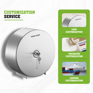 Dispensador de Rollo Jumbo FANDA de 9 Pulgadas para Hospital - Diseño Moderno y Ecológico para Montar en la Pared - Product Image 5