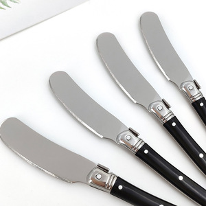 Couteaux à beurre <span class=keywords><strong>Laguiole</strong></span> en acier inoxydable, spatule à beurre multifonctionnelle, épandeur de confiture, trancheur à gâteau, épandeur à fromage - Product Image 4