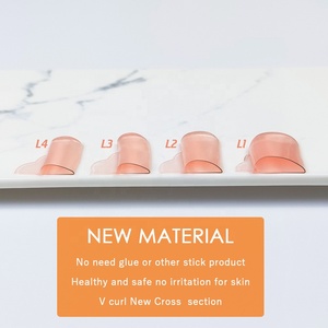 Almohadillas Flexibles Adhesivas en V <span class=keywords><strong>para</strong></span> <span class=keywords><strong>Lifting</strong></span> <span class=keywords><strong>de</strong></span> <span class=keywords><strong>Pestañas</strong></span>, Rulos Autoadhesivos Sin Pegamento Reutilizables <span class=keywords><strong>para</strong></span> Permanente <span class=keywords><strong>de</strong></span> <span class=keywords><strong>Pestañas</strong></span> con Protectores <span class=keywords><strong>de</strong></span> Marca Privada - Product Image 2