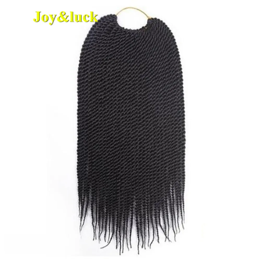 Wholesale Price 14Inch 30 Strands Kids Short Senegalese Twist Braiding Hair Synthetic Ombre Color Crochet Braids Hair Extensions