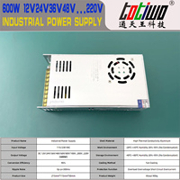 Alimentation industrielle à découpage SMPS 600W 115V/230V CA vers CC 12V50A/15V40A/18V33A/20V30A/24V25A/27V22A/30V20A Transformateur CC