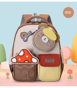 กระเป๋าเป้เด็กกันน้ำลายการ์ตูนแบบกำหนดเอง ทำจากไนลอน น้ำหนักเบา สำหรับเด็กอนุบาล รับผลิตแบบ OEM ODM - Product Image 4