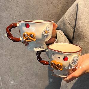 Taza de Cerámica de Tom y Jerry, Diseño de Dibujos Animados con Asa, para Hogar u Oficina, Ideal para Regalo - Product Image 5