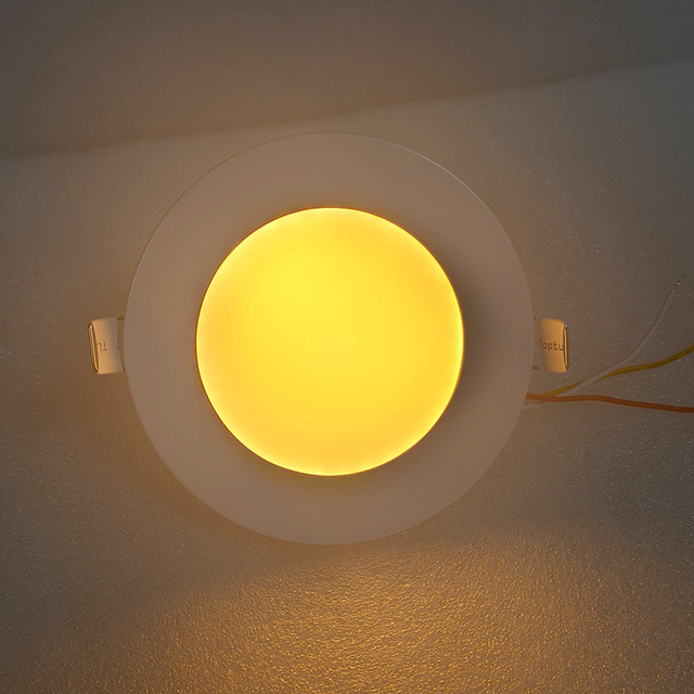 Ultra Slim 12W Cri90 24V CCT 2000-6000K Panel Light Loxone Dali Dt8 KNX Pwm Tuya Wify Smart Control Indoor Home Led Panel Light