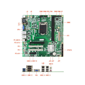 Sıcak satış LGA1150 Intel H81 DDR3 maksimum 16GB 2 * LAN desteği 4k 24Hz mini bilgisayar sunucusu MATX endüstriyel anakart KH-H81A - Product Image 4