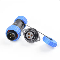 Connecteur d'alimentation étanche IP68 LD28-2/3/4/5/6/7-9 broches, prise industrielle sans soudure, fiche aviation