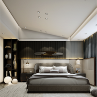 Conception d'aménagement intérieur résidentiel personnalisée avec rendu 3D de scène, solutions de décoration intérieure complètes, conception graphique et caractéristiques écologiques
