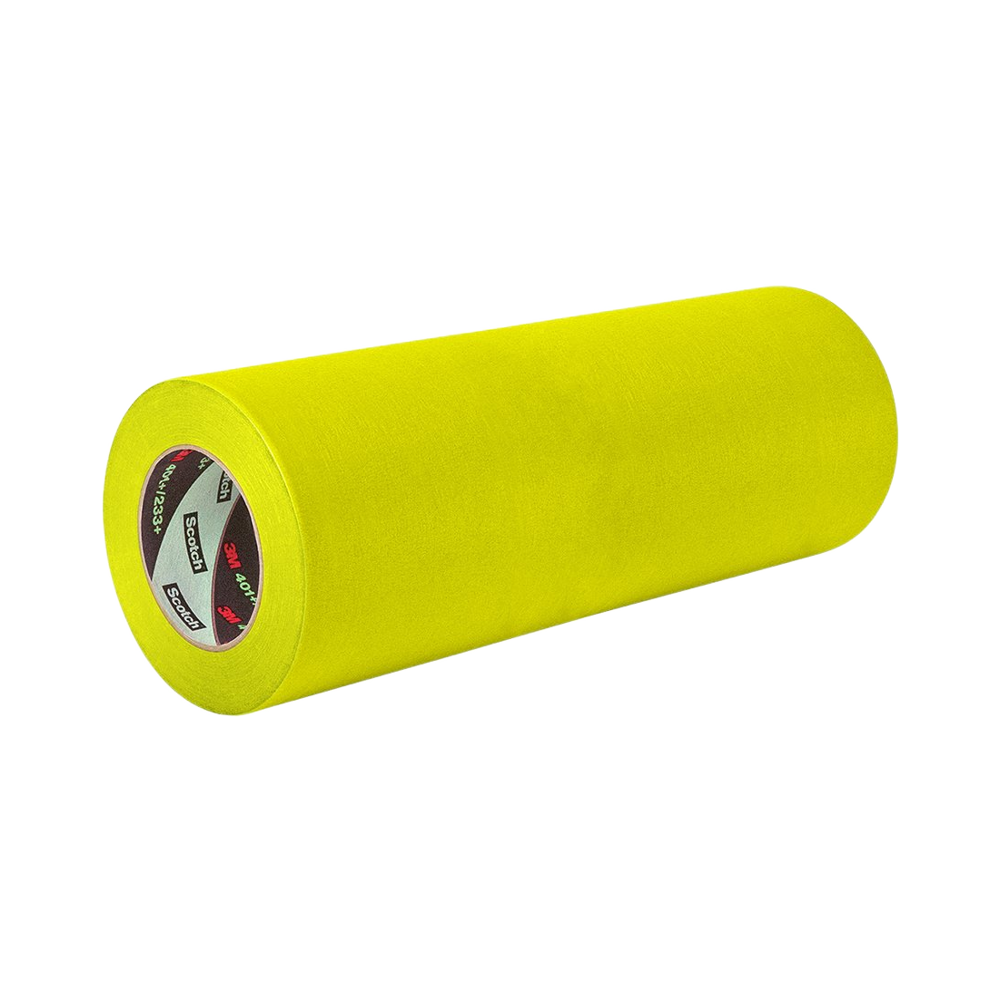3 M 301+ Yellow Performance Masking Tape Crepe Paper With Acrylic & Rubber Adhesive Single Sided Heat-Resistant