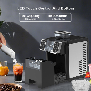 SOHEF Máquina de Hielo y Batidos 2 en 1 con Enfriamiento Rápido, Copos de Nieve, <span class=keywords><strong>Ciclo</strong></span> de Hielo en 20 Minutos, Afeitadora Eléctrica para Bebidas de Verano - Product Image 3
