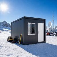 Espace de vie flexible et extensible, installation rapide, maison préfabriquée modulaire en kit pour bureau de chantier