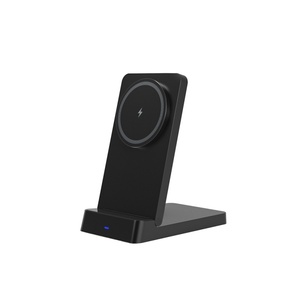 Support de chargeur sans fil magnétique en aluminium 15W/20W, pliable, station de charge rapide PD GaN, <span class=keywords><strong>USB</strong></span>-<span class=keywords><strong>C</strong></span>, protection contre la surchauffe/surtension - Product Image 4