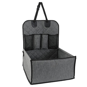 Siège de voiture pour chien de haute qualité pour chiens de petite à moyenne taille, sac extra large - Ceinture de sécurité pour siège avant et arrière - Product Image 6
