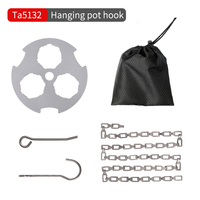 Produits chinois Portable Durable Titane Camping Trépied Grill pour la Cuisson En Plein Air Pique-Nique Barbecue