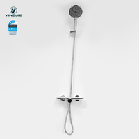 Accessoires de salle de bain en laiton chromé de haute qualité robinets de douche ensemble de pomme de douche approvisionnement direct