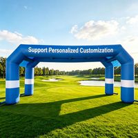 Carpa Inflable Publicitaria Personalizada de Tela Oxford Resistente al Agua, Entrada Comercial para Ferias Comerciales y Exposiciones al Aire Libre