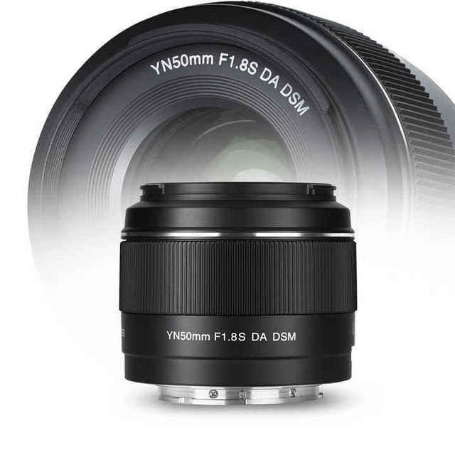 Yongnuo YN50mm F1.8S DA DSM Auto Focus(AF/MF) Camera Lens for Sony E-mount 50mm Frame with DSM Technology