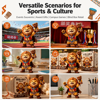 Figura de León Personalizada Weimeitoy, Mascota de Vinilo PVC, Estatua de Animal para Eventos Deportivos y Culturales, Mercancía Oficial