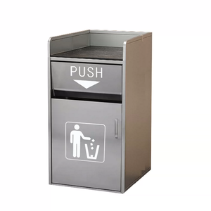 <span class=keywords><strong>Poubelle</strong></span> commerciale escamotable en fer pour restaurant, cybercafé, bar, café, restaurant de hamburgers, salon de thé - Multifonctionnelle - Product Image 6